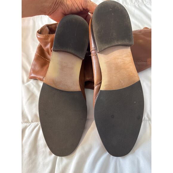 Ann Taylor Women’s Brown Leather Riding Boots Size 11M Knee High Equestrian - Picture 8 of 9